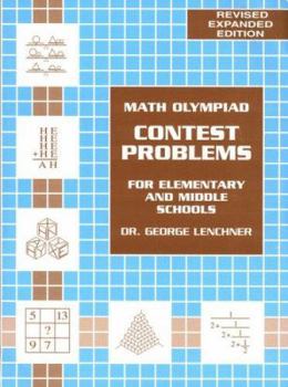 Paperback Math Olympiad Contest Problems for Elementary and Middle Schools Book