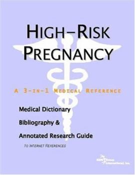 Paperback High-risk Pregnancy: A Medical Dictionary, Bibliography, And Annotated Research Guide To Internet References Book