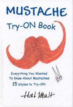 Hardcover Mustache Try-On Book