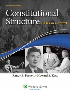 Paperback Constitutional Structure: Cases in Context Book