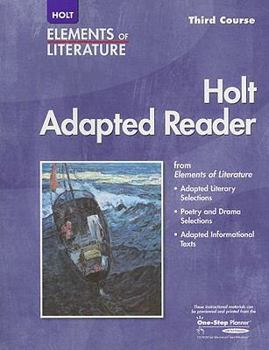 Paperback Elements of Literature: Adapted Reader Third Course Book