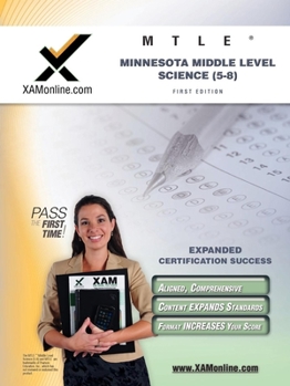 Paperback Mtle Minnesota Middle Level Science (5-8) Teacher Certification Test Prep Study Guide Book