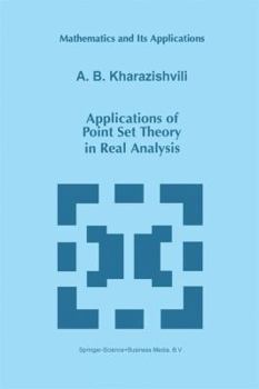 Paperback Applications of Point Set Theory in Real Analysis Book