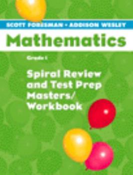 Hardcover Scott Foresman Math 2004 Spiral Review and Test Prep Masters Grade 1 2004c Book