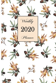 2020 Weekly Planner: Floral 6 x 9 inch 150 Pages Year Months Weeks Calendar, Schedule, and Organizer plus Dot Grid Pages (January 2020 - December 2020)