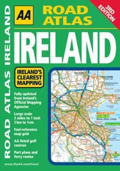 Paperback AA Road Atlas Ireland Book