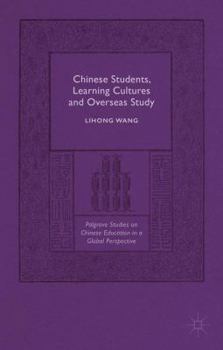 Hardcover Chinese Students, Learning Cultures and Overseas Study Book