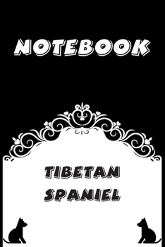 Tibetan Spaniel Notebook : Black and White notebook , Decorative Journal for Tibetan Spaniel Lover: Notebook /Journal Gift,Black and White,100 pages, 6x9, Soft cover, Mate Finish