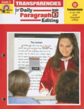 Paperback Daily Paragraph Editing Transparencies, Grade 3 Book
