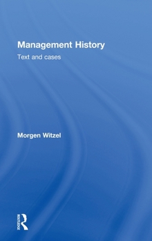 Hardcover Management History: Text and Cases Book