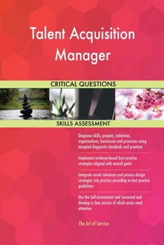 Paperback Talent Acquisition Manager Critical Questions Skills Assessment Book