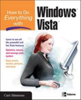 Paperback How to Do Everything with Windows Vista Book