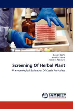 Paperback Screening Of Herbal Plant Book