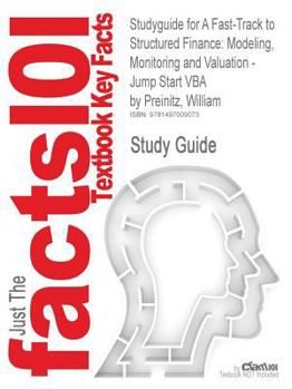 Paperback Studyguide for a Fast-Track to Structured Finance: Modeling, Monitoring and Valuation - Jump Start VBA by Preinitz, William, ISBN 9780470398128 Book