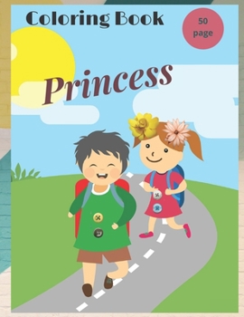 Paperback Princess Coloring Book: Pretty Princesses Coloring Book for Girls, Boys, and Kids of All Ages Book