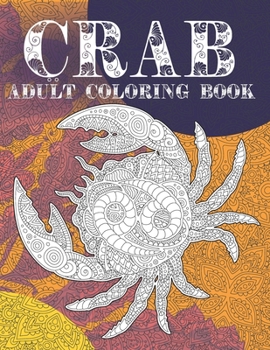 Paperback Crab - Adult Coloring Book