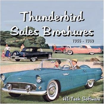 CD-ROM Ford Thunderbird Sales Brochures 1955 - 1969 Book