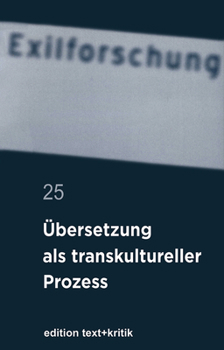 Paperback Übersetzung ALS Transkultureller Prozess [German] Book