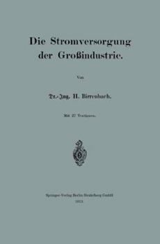 Paperback Die Stromversorgung Der Großindustrie [German] Book