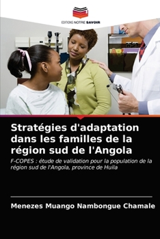 Paperback Stratégies d'adaptation dans les familles de la région sud de l'Angola [French] Book