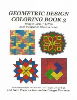 Paperback Geometric Design Coloring Book 3 Book