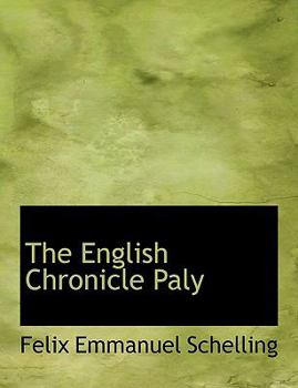 Paperback The English Chronicle Paly Book