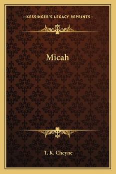Paperback Micah Book
