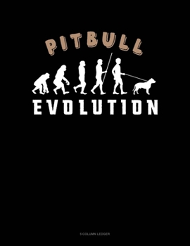 Paperback Pitbull Evolution: 5 Column Ledger Book