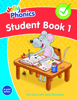 Paperback Jolly Phonics Student Book 1: In Print Letters (American English Edition) Book