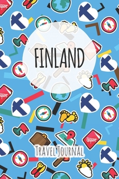Finland Travel Journal: 6x9 Travel planner I Road trip planner I Dot grid journal I Travel notebook I Travel diary I Pocket journal I Gift for Backpacker