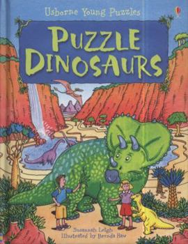 Hardcover Puzzle Dinosaurs Book