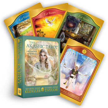 Cards The Akashic Tarot: A 62-Card Deck and Guidebook Book