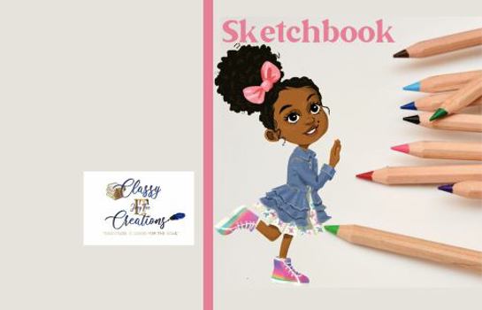 Paperback Sketchbook: for Girls Book