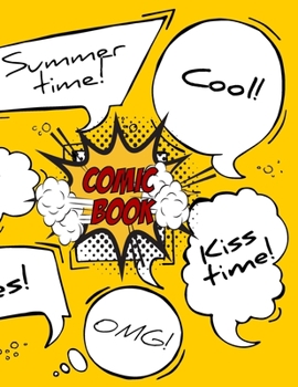 Paperback Blank Comic Book For Kids: Create Your Own Comics With This Comic Book Journal Notebook: Over 24 Pages Large Big 8.5" x 11" Cartoon / Comic Book [Scots] Book