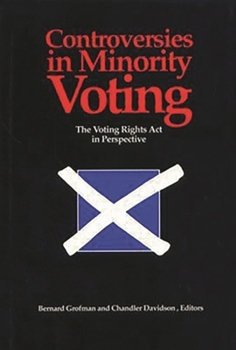 Paperback Controversies in Minority Voting: The Voting Rights ACT in Perspective Book