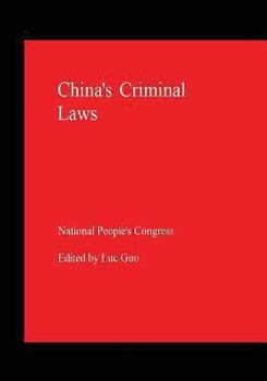 Paperback China's Criminal Laws Book