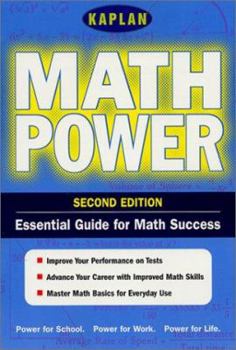 Paperback Kaplan Math Power, Second Edition: Empower Yourself! Math Skills for the Real World Book