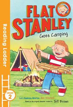 Paperback Flat Stanley Goes Camping: Level 2 Book