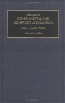 Hardcover Research in Governmental and Nonprofit Accounting: Vol 8 Book