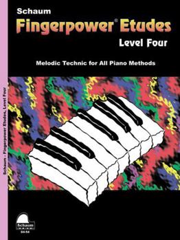 Paperback Fingerpower Etudes: Level 4 - Piano Sheet Music Collection Melodic Technique Studies Adapted from Master Technical Composers Equal Hand Development Th Book