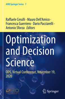 Paperback Optimization and Decision Science: Ods, Virtual Conference, November 19, 2020 Book
