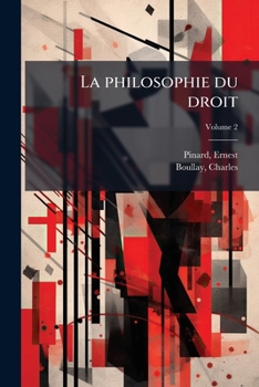 Paperback La philosophie du droit; Volume 2 [French] Book