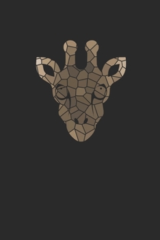 Giraffe Mosaic: Blank Lined Notebook (6" x 9" - 120 pages) ~ Animal Mosaic Themed Notebook for Daily Journal, Diary, Gift