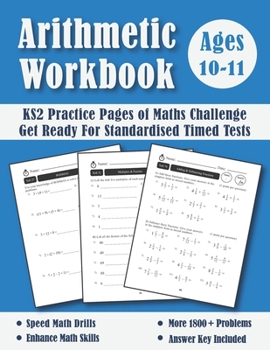 Paperback Year 6 Arithmetic Tests - KS2 Maths Challenge: Targeted Practice & Revision Papers (With Answers) - New Y6 Maths Workbook - Ages 10-11 Book
