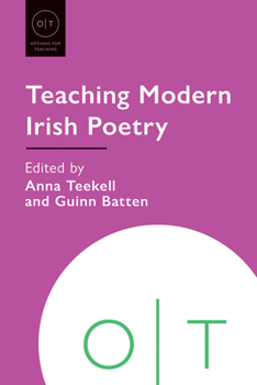 Hardcover Teaching Modern Irish Poetry Book