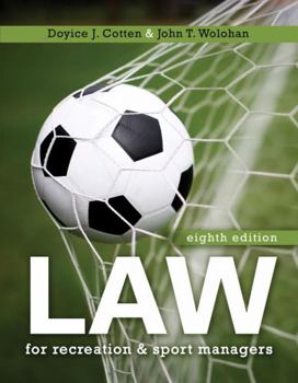 Paperback Law for Recreation and Sport Managers Book