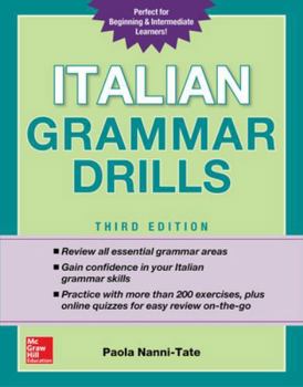 Paperback Italian Grammar Drills, Third Edition Book