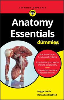 Paperback Anatomy Essentials for Dummies Book