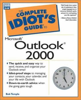 Paperback The Complete Idiot's Guide to Microsoft Outlook 2000 Book