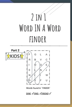 Paperback 2 in 1 Word in a Word finder Book